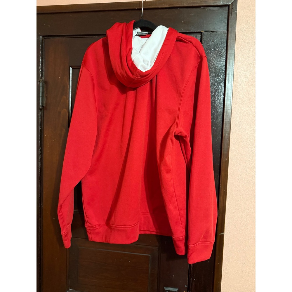 Stadium Athletics Wisconsin Badgers Hoodie Mens XXL Red Football Sweatshirt - Picture 5 of 5